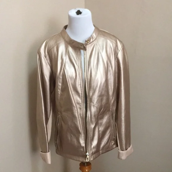 Ivanka Trump Jackets Coats Metallic Rose Gold Jacket Poshmark